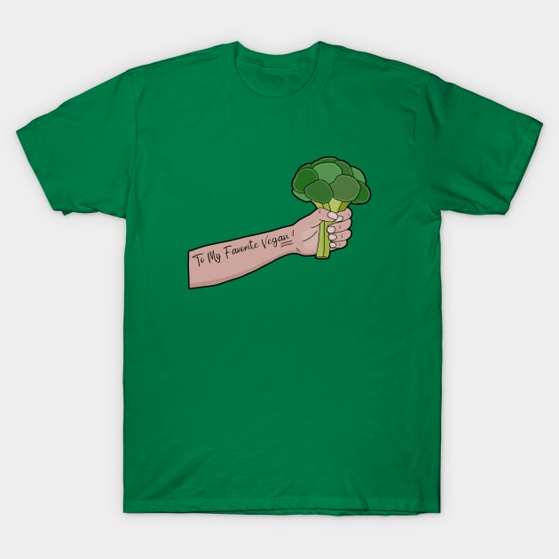 To My Favorite Herbivore T-Shirt by DiegoCarvalho